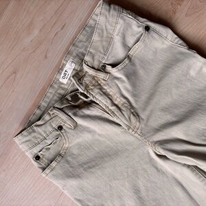 OAT Beige Casual Cropped Pants